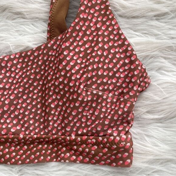 Aerie | Polka Dot Wide Strap Scoop Bikini Top Swimsuit Size M - Picture 7 of 8